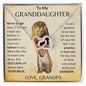 To My Granddaughter| "I'm Proud to Be Your Grandpa" | Linked Hearts