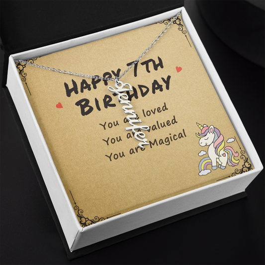 Happy 7th Birthday ! Custom Name