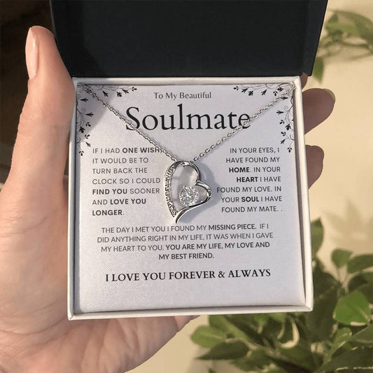 Gift for Soulmate "You're My Missing Piece" Heart Gift Set