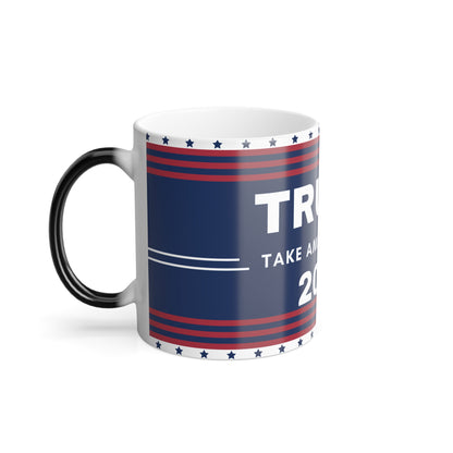 Trump 2024 "Take Back America" Color Changing Mug, 11oz