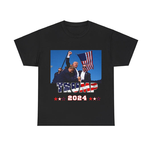 Trump 2024 Star Unisex Heavy Cotton Tee