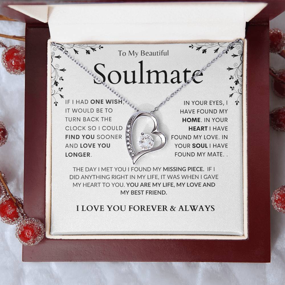 Gift for Soulmate "You're My Missing Piece"  Heart Gift Set