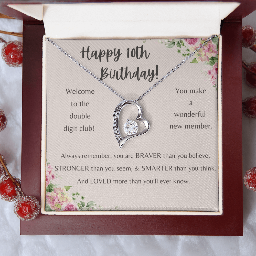 Birthday Gift for Girl Heartfelt Necklace