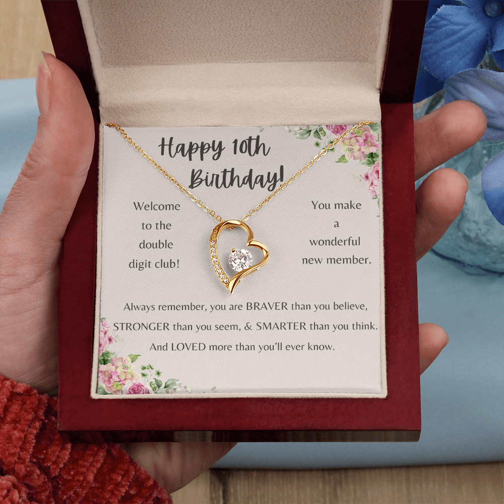 Birthday Gift for Girl Heartfelt Necklace