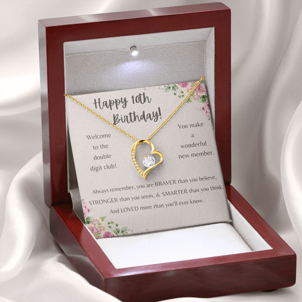 Birthday Gift for Girl Heartfelt Necklace
