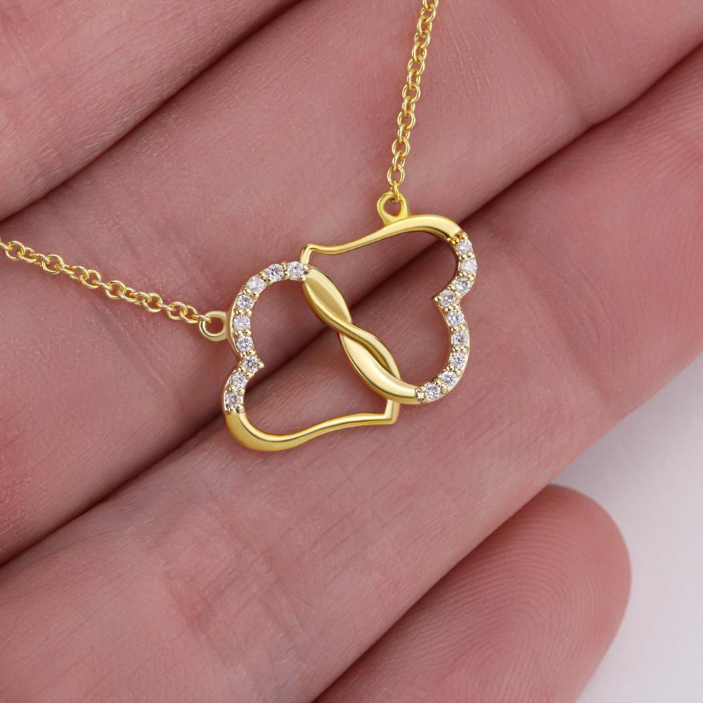 249.95 To My Granddaughter Necklace - Always Be Brave, Be Strong, Love Grandpa - Beautiful Gift Set, InterLocking Hearts Necklace ShineOn Fulfillment 249.95