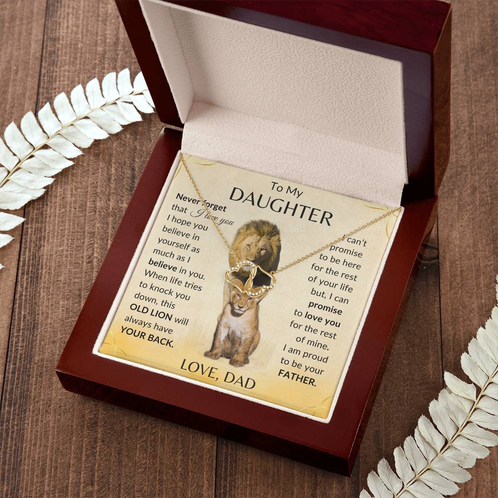 To My Daughter Love Dad | 10K Gold Necklace