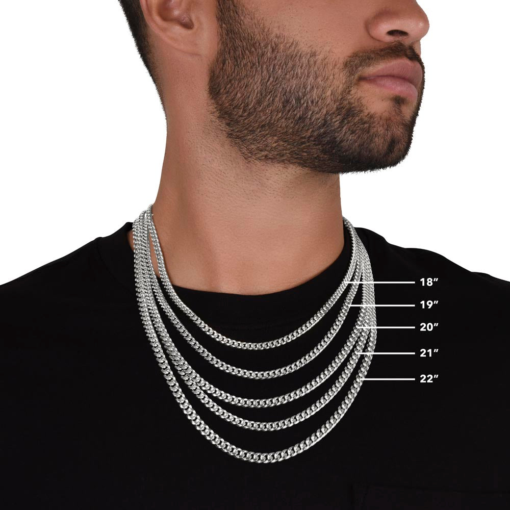 To My Son - (Add Name)  Stay Strong - Cuban Link