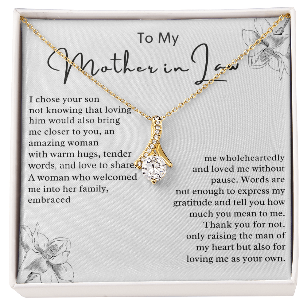 To My Mother In Law - Thank You For Loving Me
