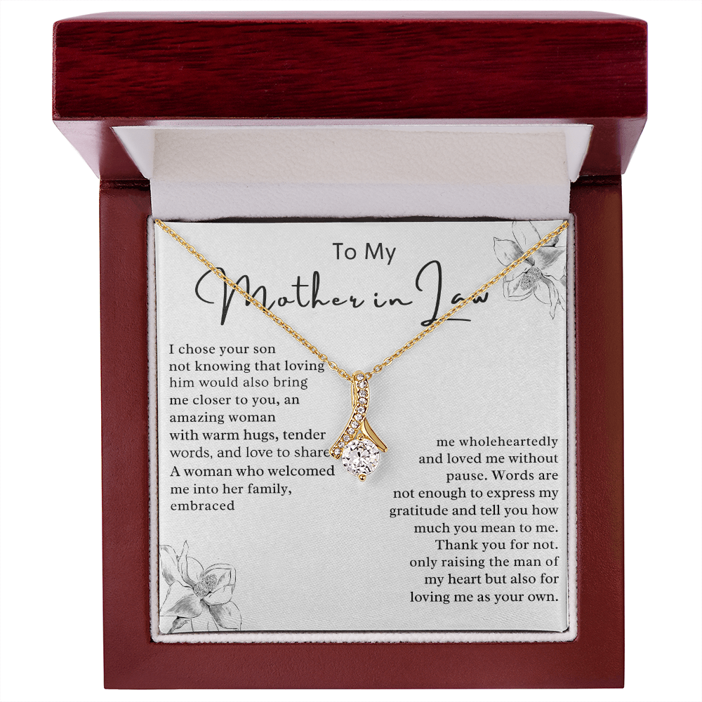 To My Mother In Law - Thank You For Loving Me