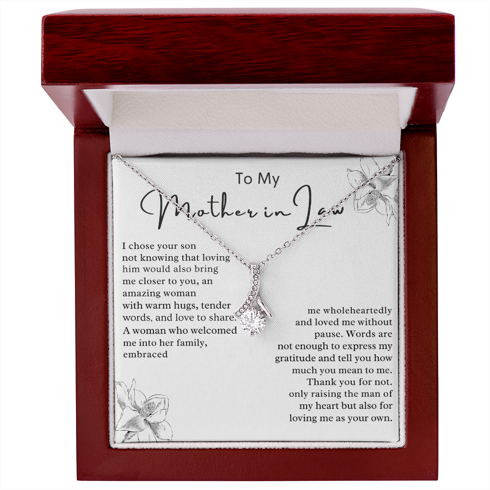 To My Mother In Law - Thank You For Loving Me