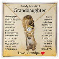 To My Beautiful Granddaughter