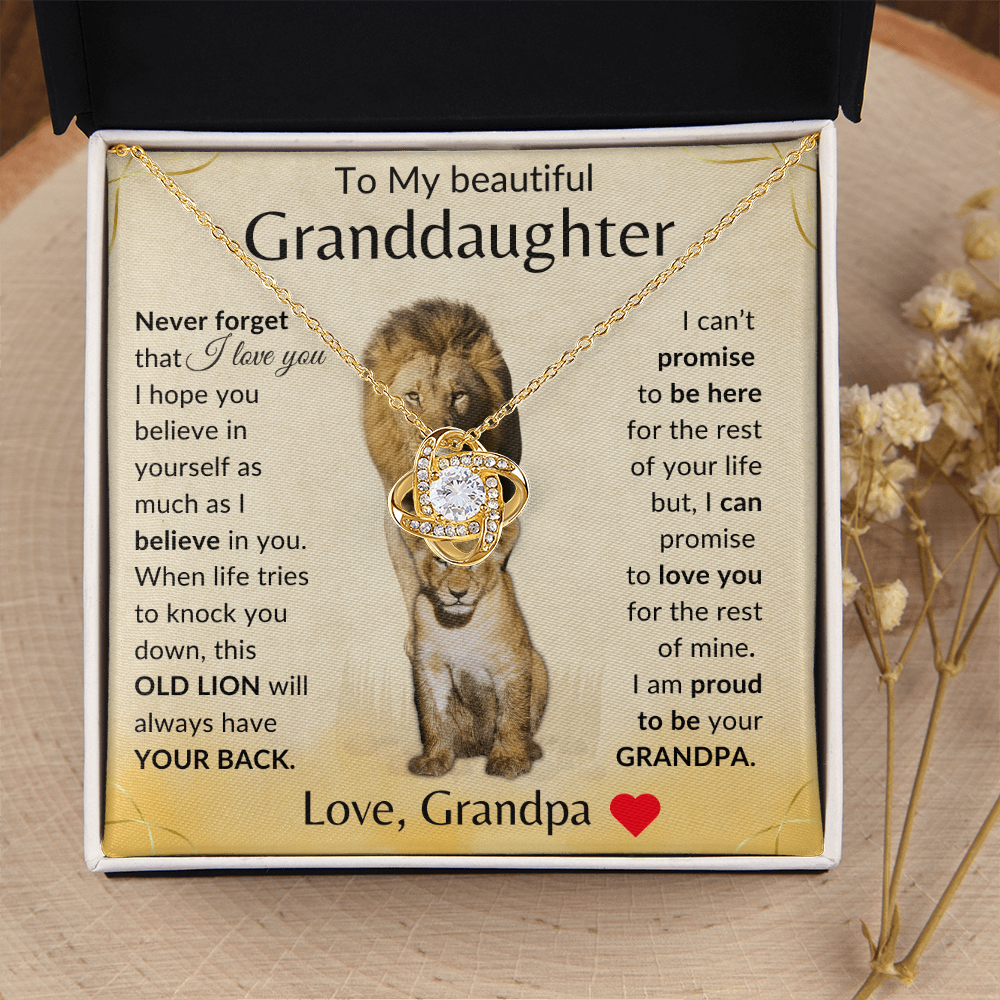To My Beautiful Granddaughter