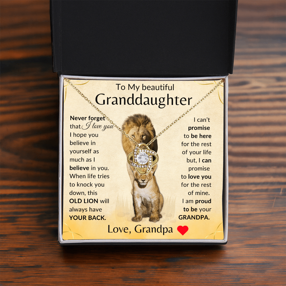 To My Beautiful Granddaughter