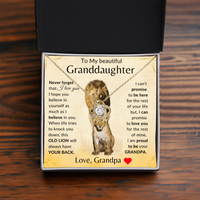 To My Beautiful Granddaughter