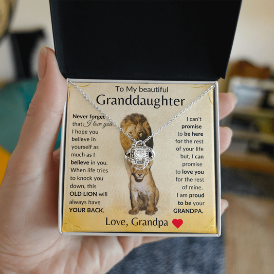 To My Beautiful Granddaughter