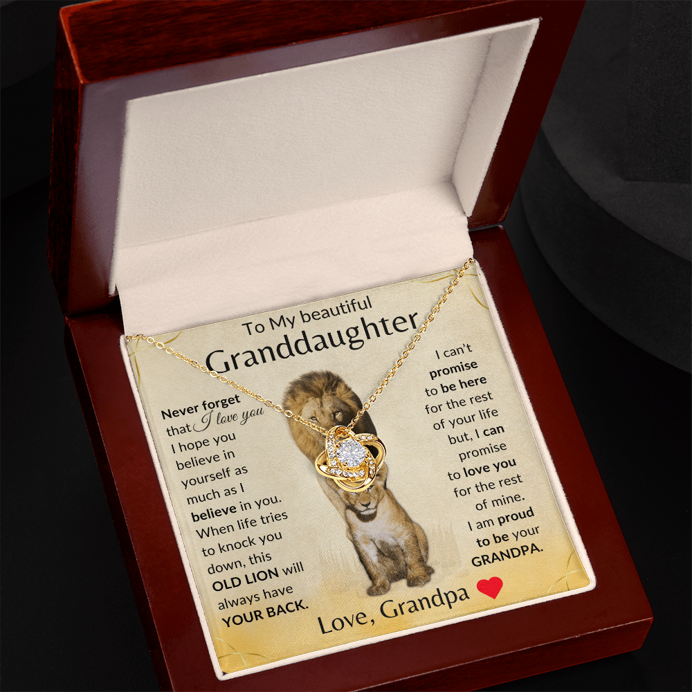 To My Beautiful Granddaughter