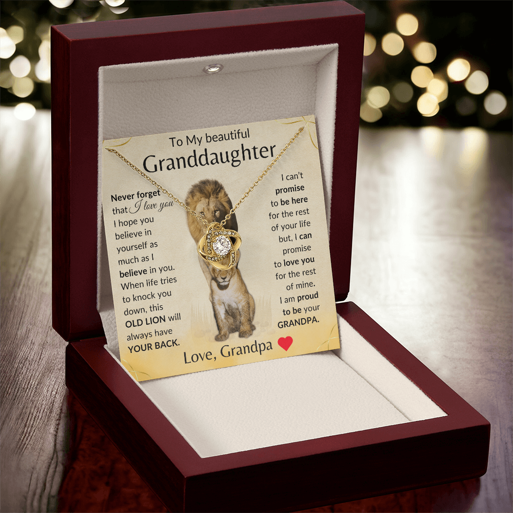 To My Beautiful Granddaughter