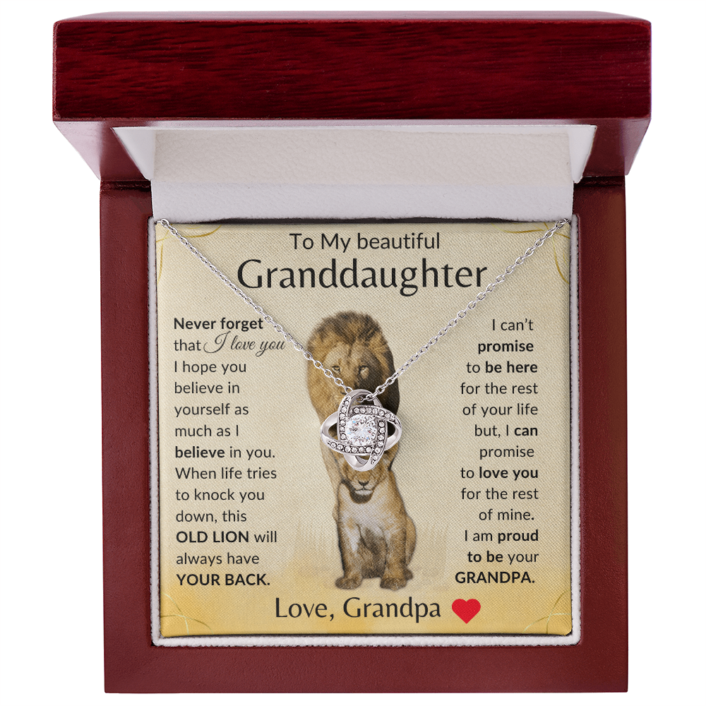 To My Beautiful Granddaughter