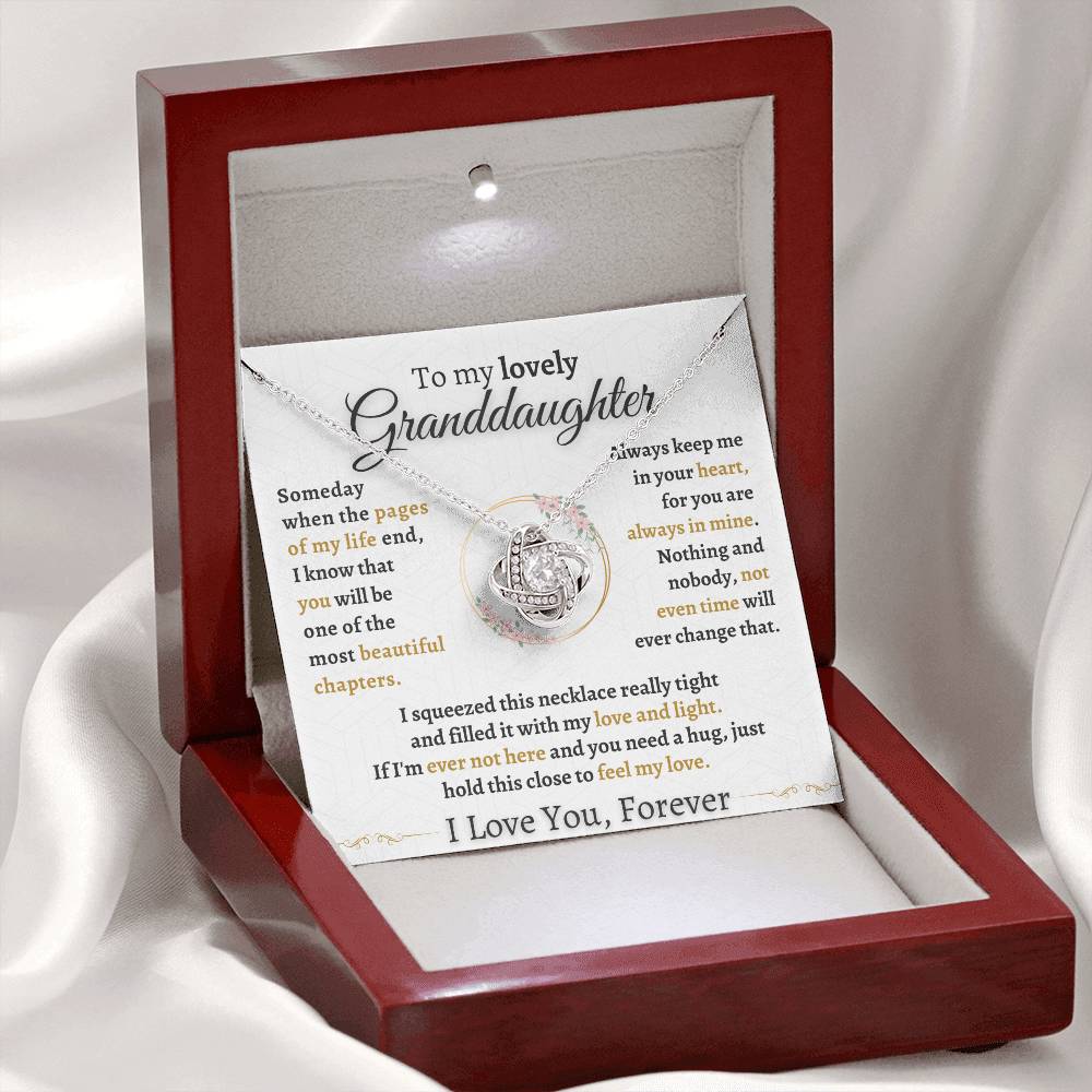 To My Granddaughter "Someday when pages of my life end"