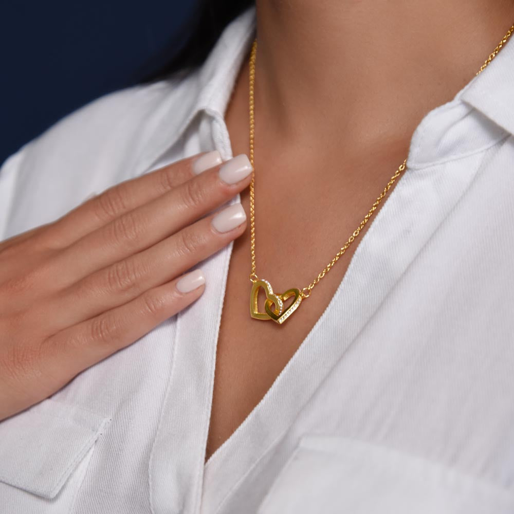 59.95 To My Daughter from Mom | 18K White Gold Necklace ShineOn Fulfillment 59.95