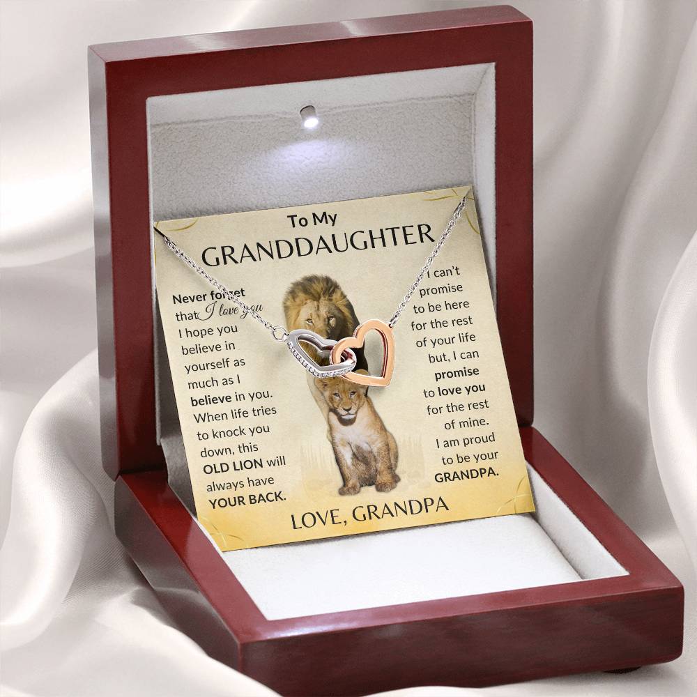 To My Granddaughter| "I'm Proud to Be Your Grandpa" | Linked Hearts