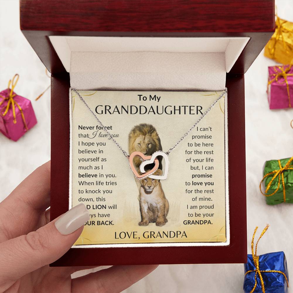 To My Granddaughter| "I'm Proud to Be Your Grandpa" | Linked Hearts
