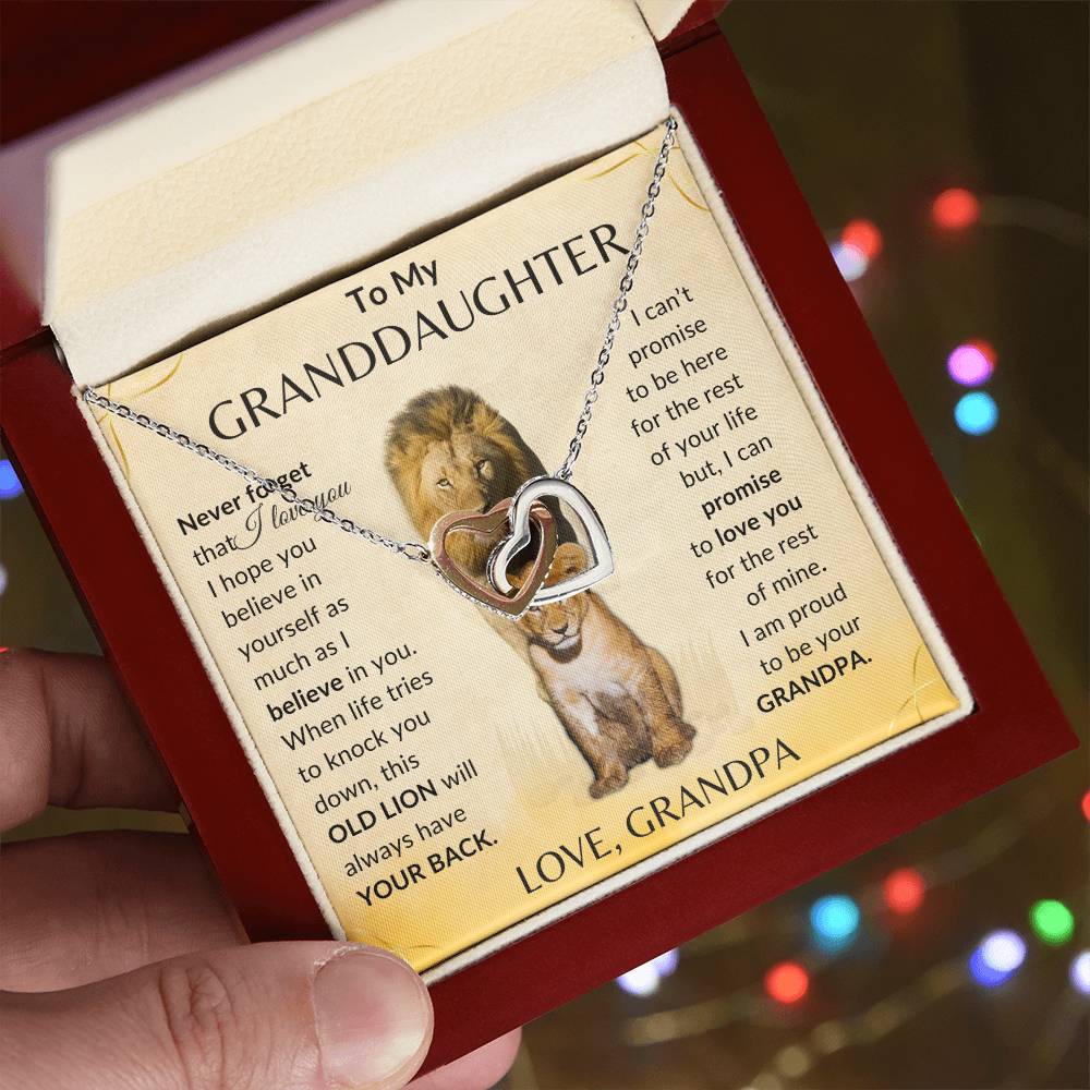 To My Granddaughter| "I'm Proud to Be Your Grandpa" | Linked Hearts