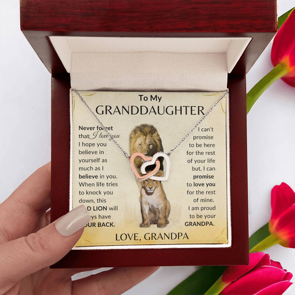 To My Granddaughter| "I'm Proud to Be Your Grandpa" | Linked Hearts