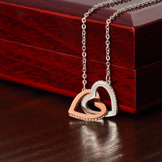 Interlocking Hearts | 18K Gold Necklace | Gift For Her