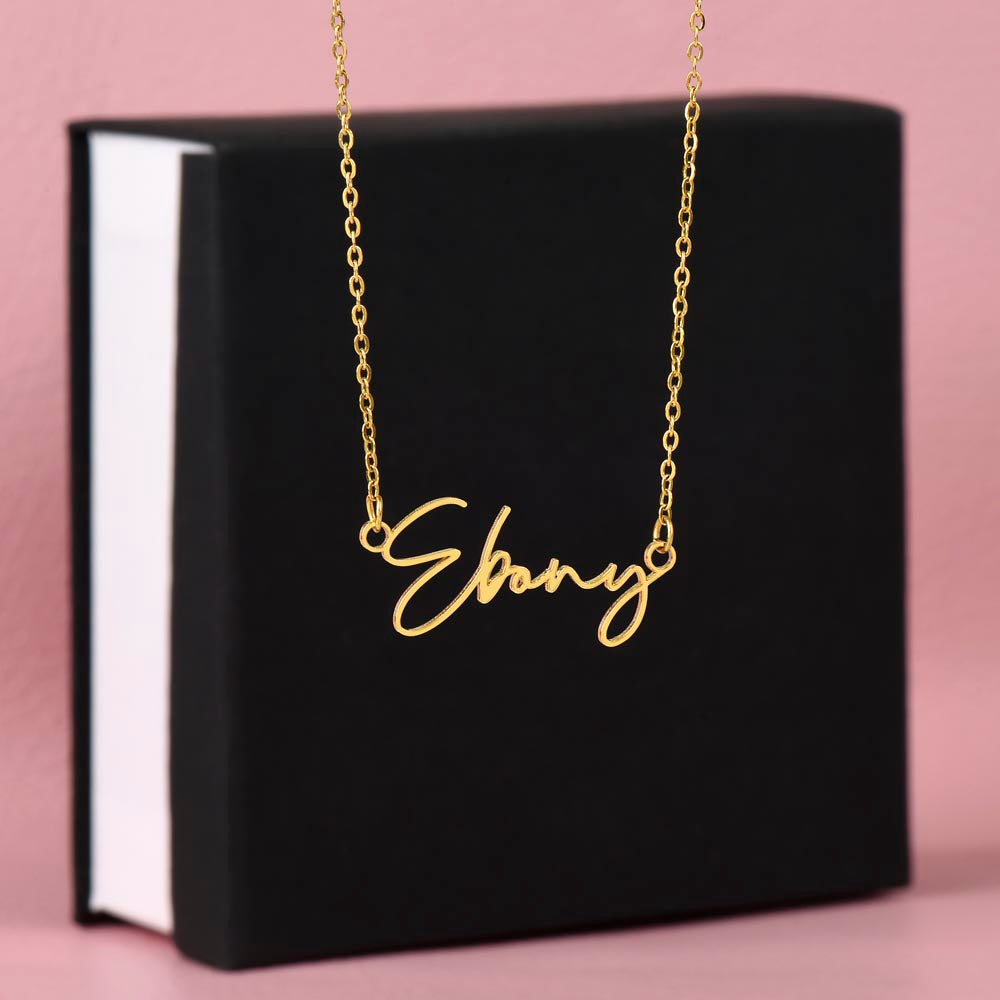 Custom Name Necklace – photo 4 of 4