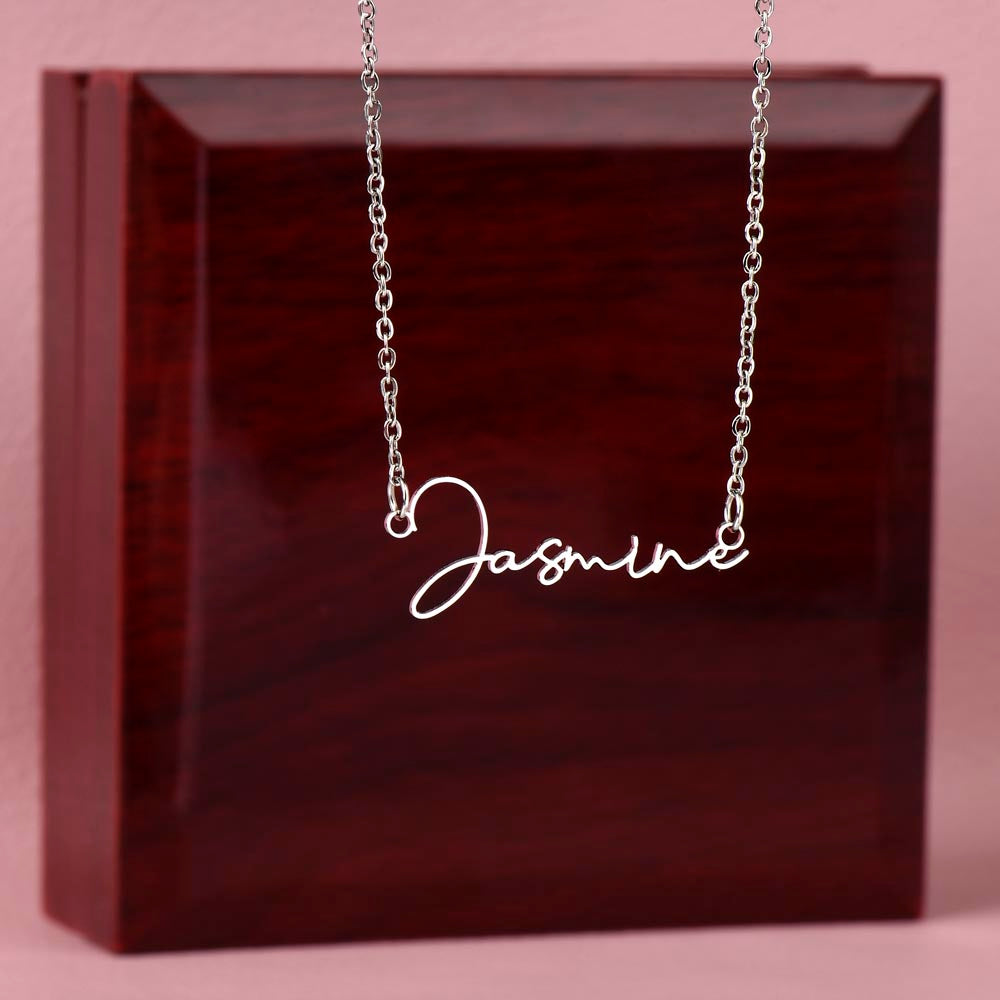Custom Name Necklace – photo 3 of 4