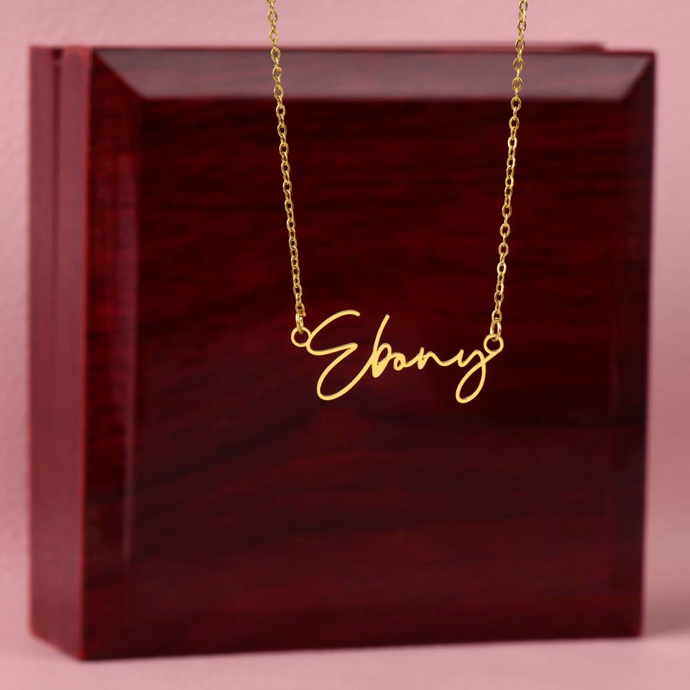 Custom Name Necklace – photo 2 of 4