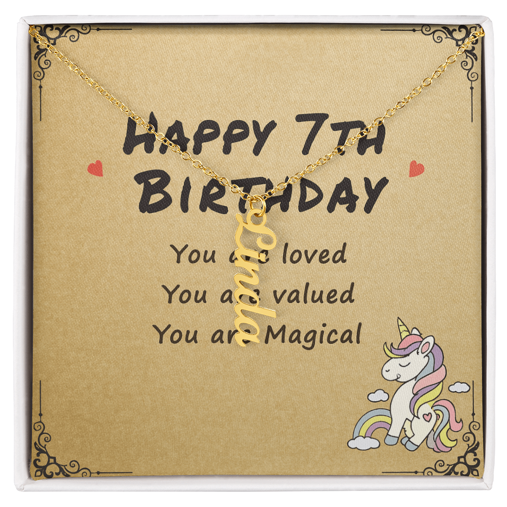 Happy 7th Birthday ! Custom Name