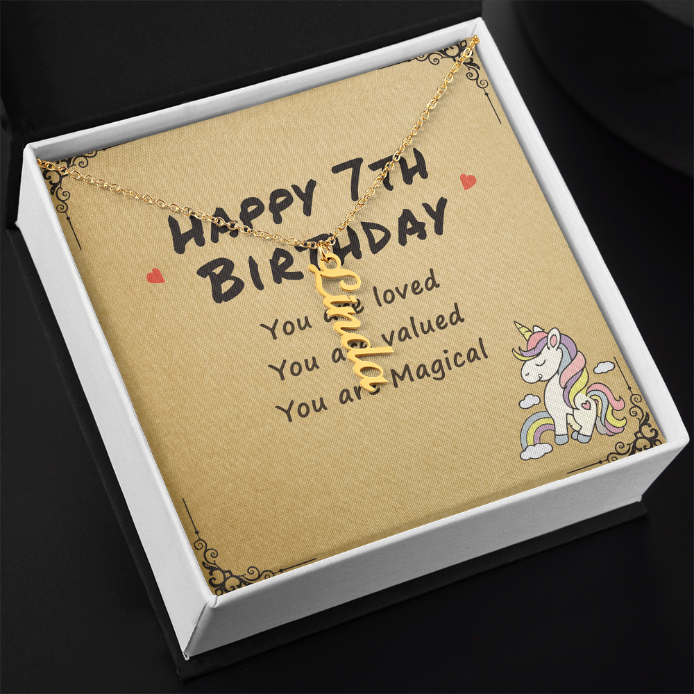 Happy 7th Birthday ! Custom Name