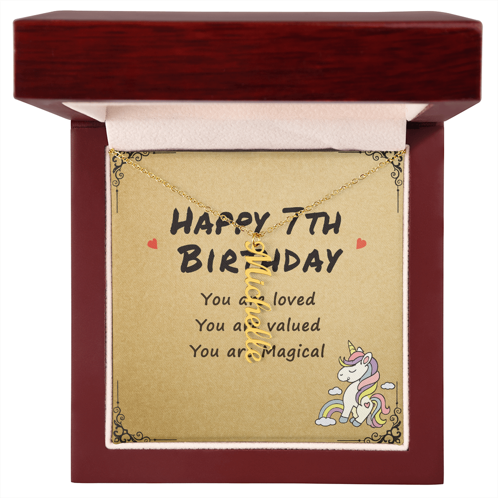 Happy 7th Birthday ! Custom Name