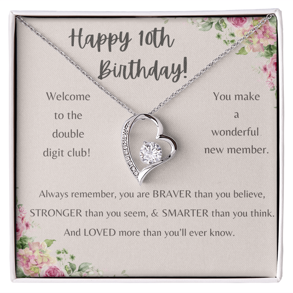 Birthday Gift for Girl Heartfelt Necklace