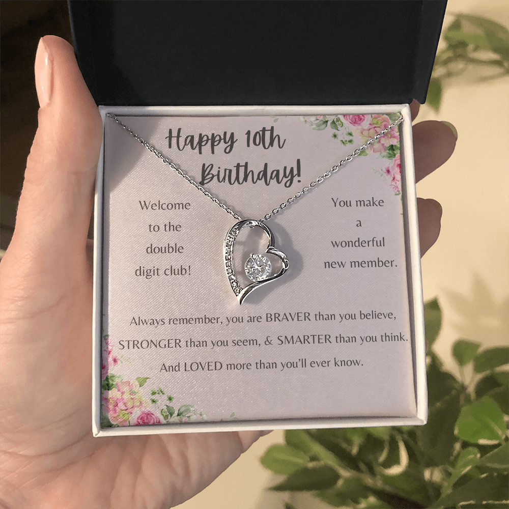 Birthday Gift for Girl Heartfelt Necklace