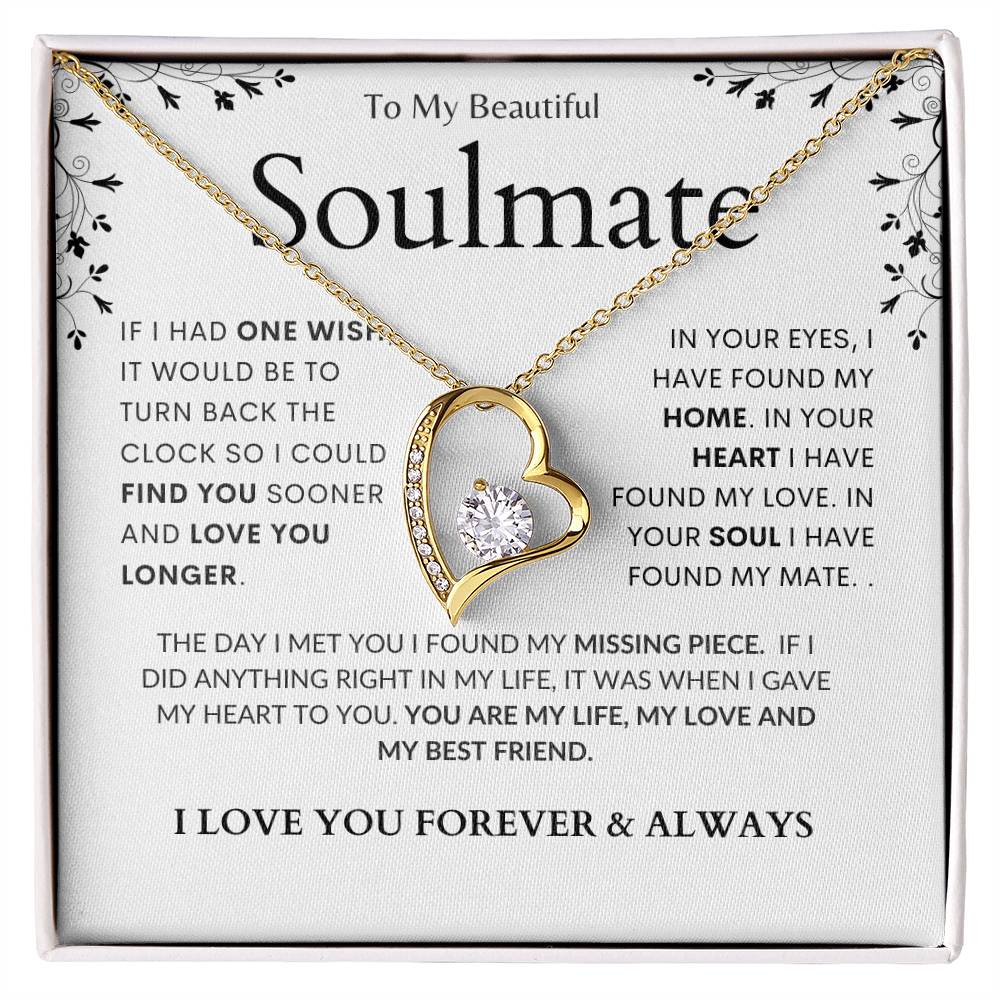 Gift for Soulmate "You're My Missing Piece"  Heart Gift Set