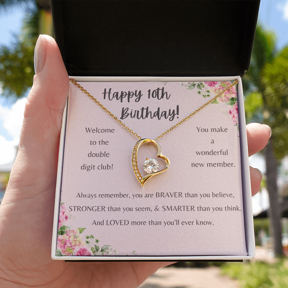 Birthday Gift for Girl  Heartfelt Necklace