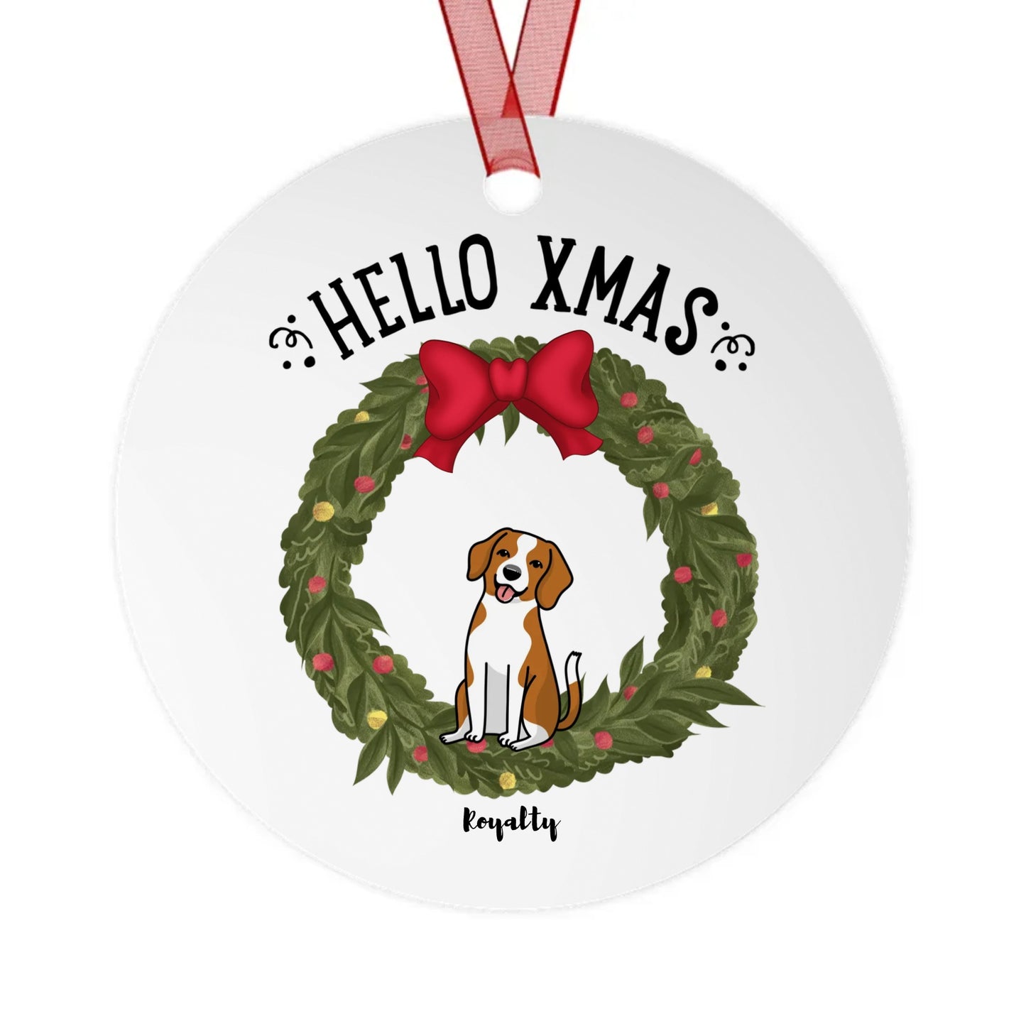 Personalized Pet Metal Ornaments